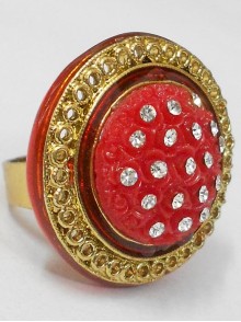 Kundan Finger Ring